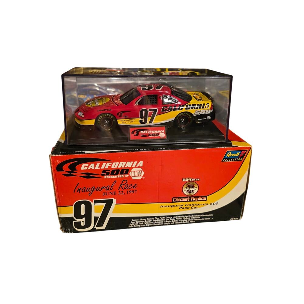 1997 Inaugural California 500 Pace Car #97 Pontiac Grand Prix Revell 1:24 Nascar